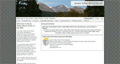 Desktop Screenshot of greenvalleyranchnorth.com